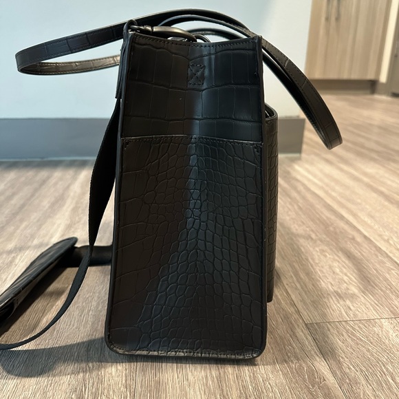 Beis Black Croc Worktote - Picture 2 of 5